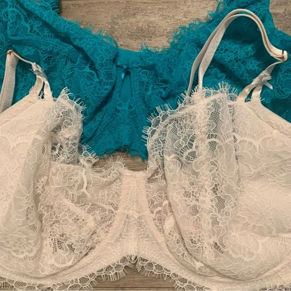 Victoria Secret Lace Underwired Dream Angels Lined Demi Push Up Without Padding - Picture 3 of 14